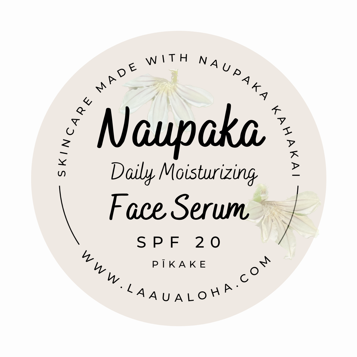 Naupaka Daily Moisturizing Face Serum - New 1 oz size