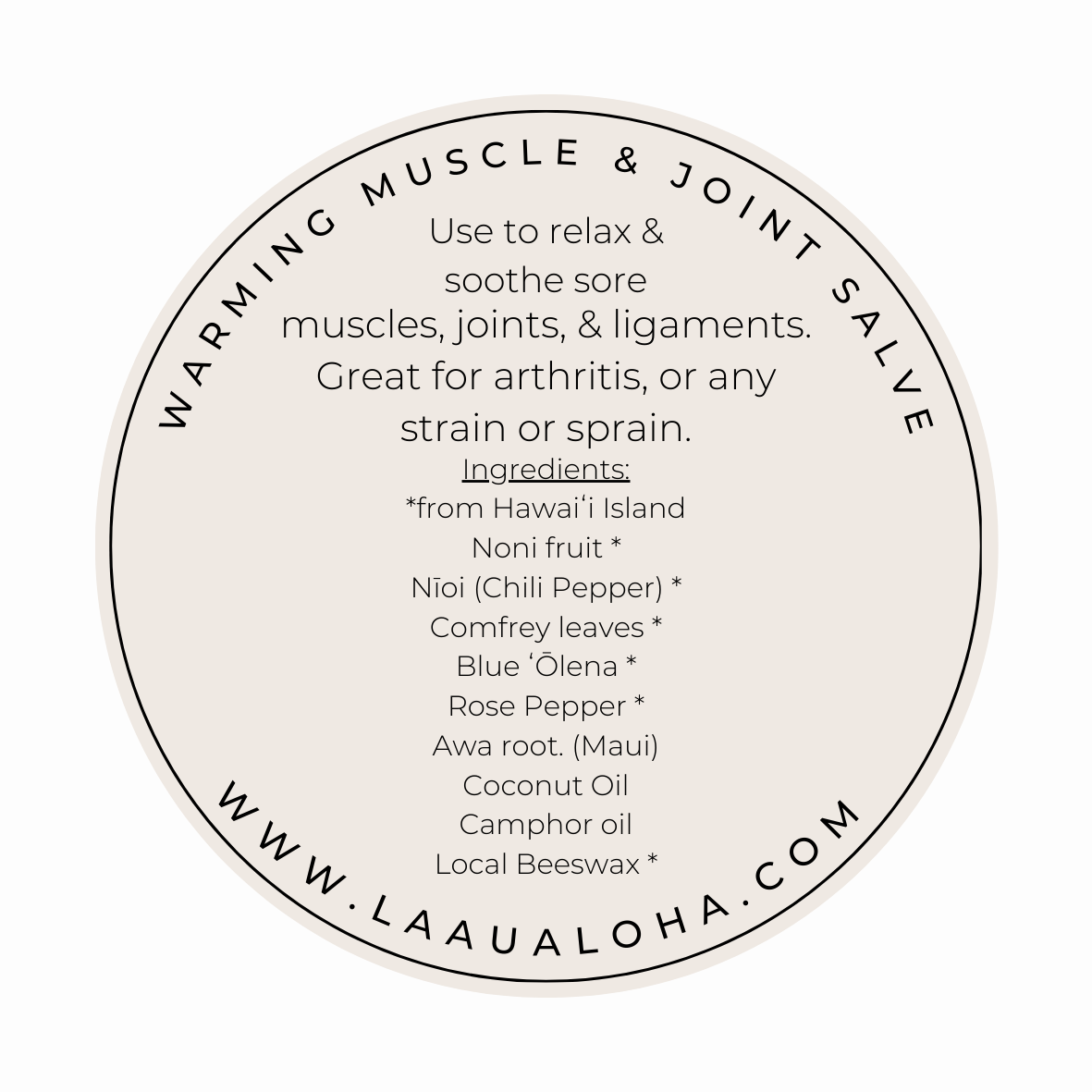 Muscle salve 1 oz
