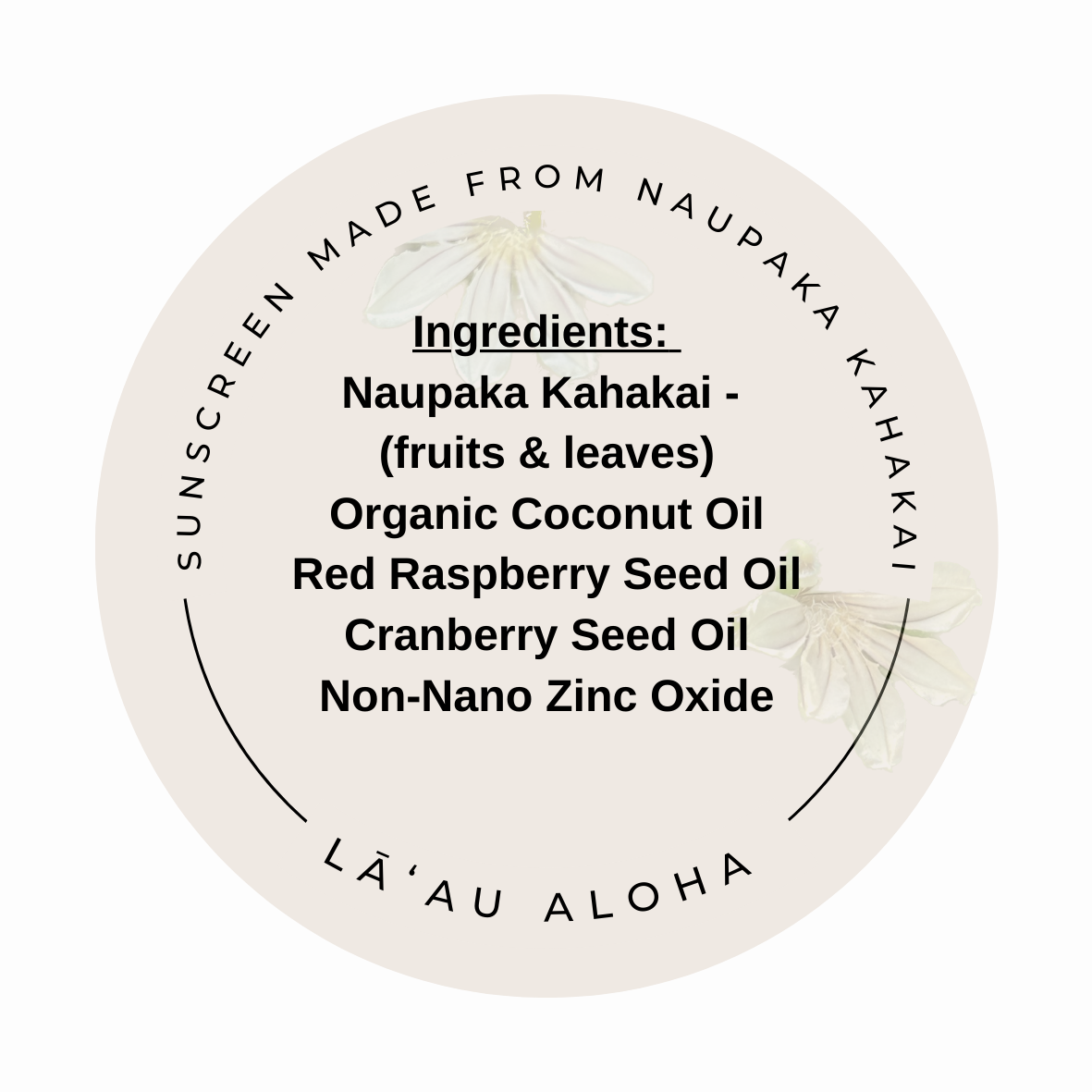 Naupaka Sunscreen (Unscented)